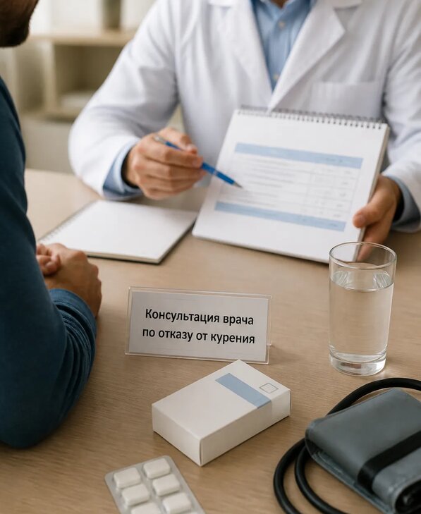 Консультация врача по отказу от курения для взрослых в Касимах